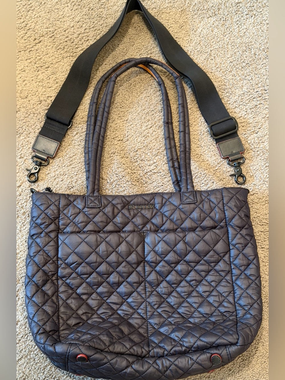 MZ Wallace Quattro Crossbody Tote - Black
